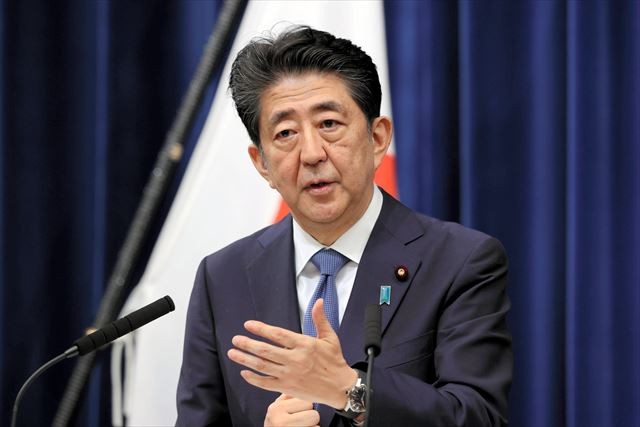 安倍晋三前首相の辞任会見