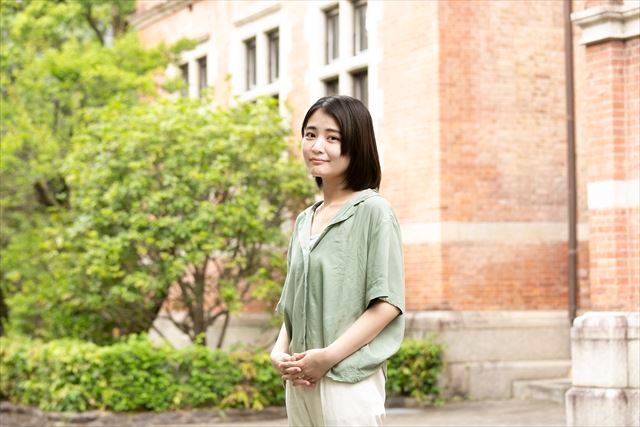 神学部4年の齋藤歌歩さん。卒業後は医療関係への就職を考えているという