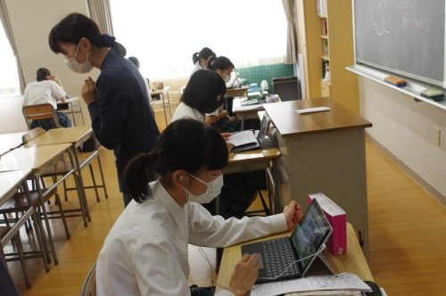 中２　バーチャル留学の記事が学研HPに掲載されました！
